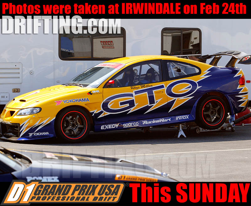 Further information on Team RMR Pontiac and the GTO drift car can be found 